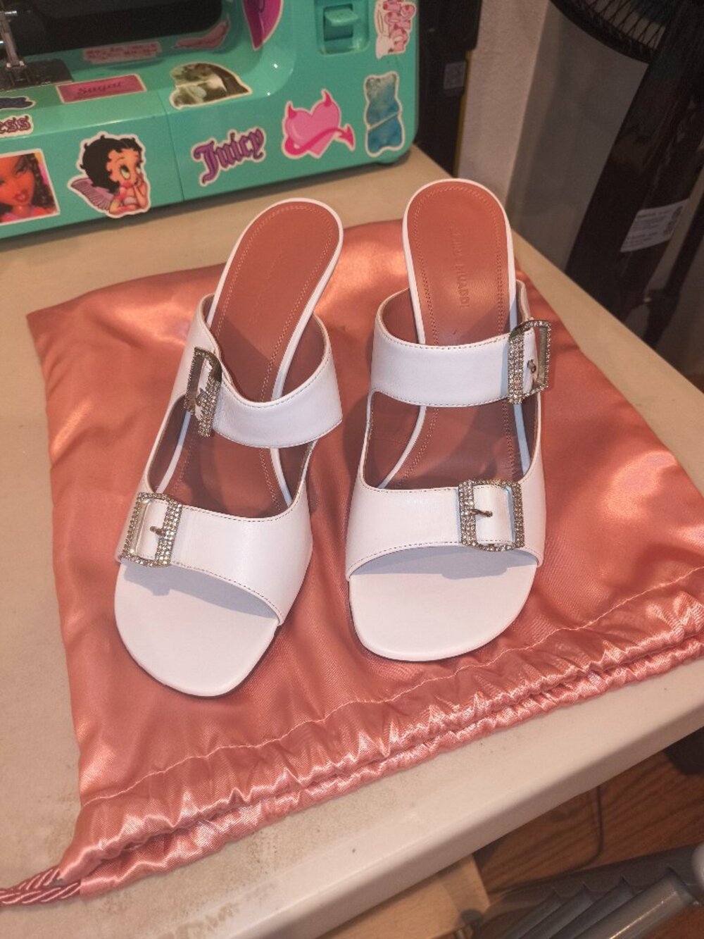 Amina Muaddi Heeled Sandals